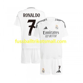 Fußballtrikots Real Madrid Cristiano Ronaldo 7 Kinder 2024-2025 Kurzarm Heimtrikotsatz kaufen